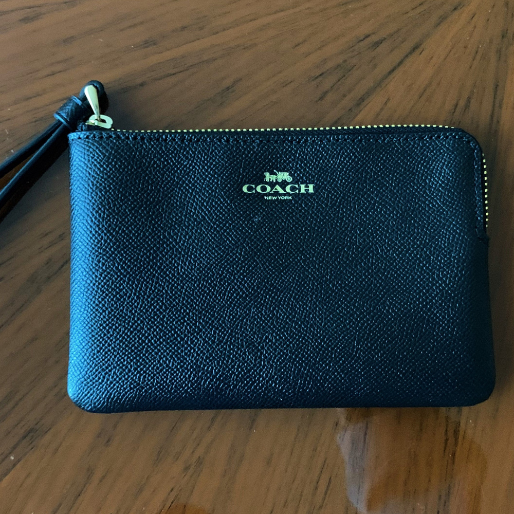 Coach Leather Zip Tote and Wristlet Wallet - Picture 6 of 7